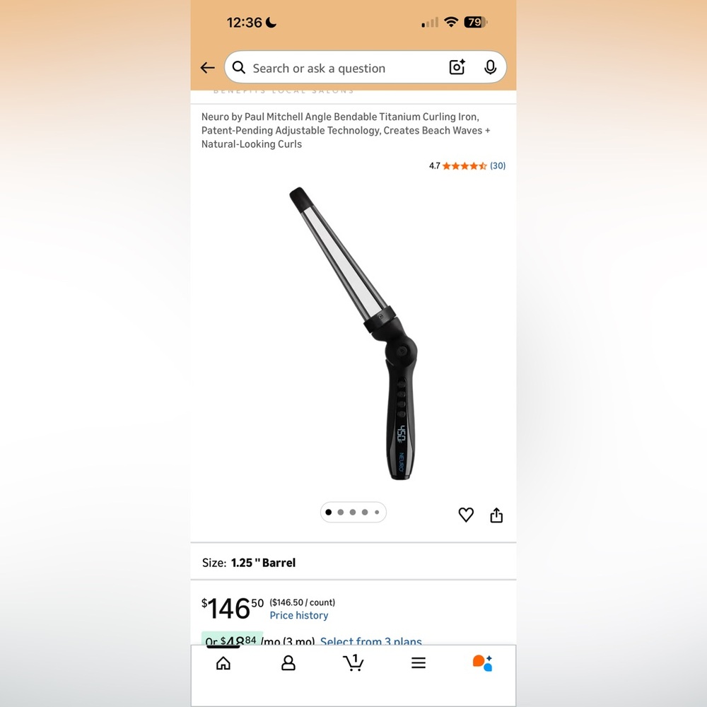 Neuro by Paul Mitchell Bendable Curling Iron